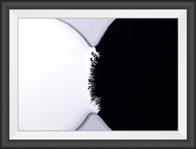 Interdigitation of Opposites - Complete Black Frame