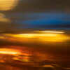 Sunset Series in Glass - Somewhere in the Sky Over Two Cities